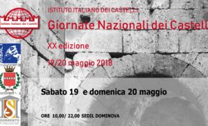 SORRENTO – GIORNATE NAZIONALI DEI CASTELLI  19/20 Maggio 2018 – XX Edizione