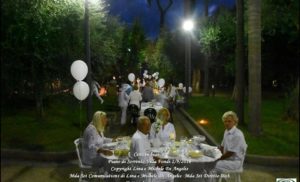 Cena in bianco a Villa Fondi: il successo dei De Angelis