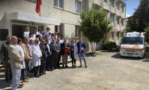 MISSIONE UMANITARIA IN ALBANIA, DONAZIONE DI UN’AMBULANZA E ALTRO MATERIALE ED ATTREZZATURE MEDICHE E SANITARIE.