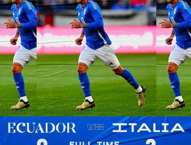 NAZIONALE DI CALCIO: L’ITALIA SUPERA IN AMICHEVOLE L’ECUADOR 2-0